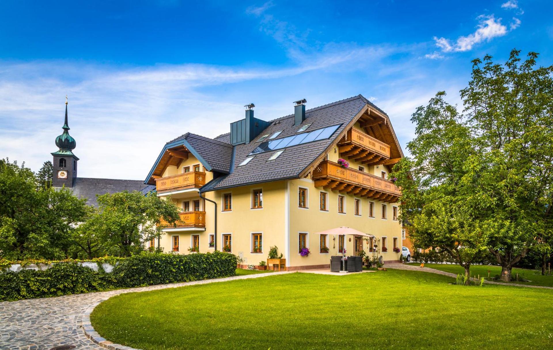 Landhaus Appartement Seidenwebergut Anif Bei Salzburg Niederalm 外观 照片