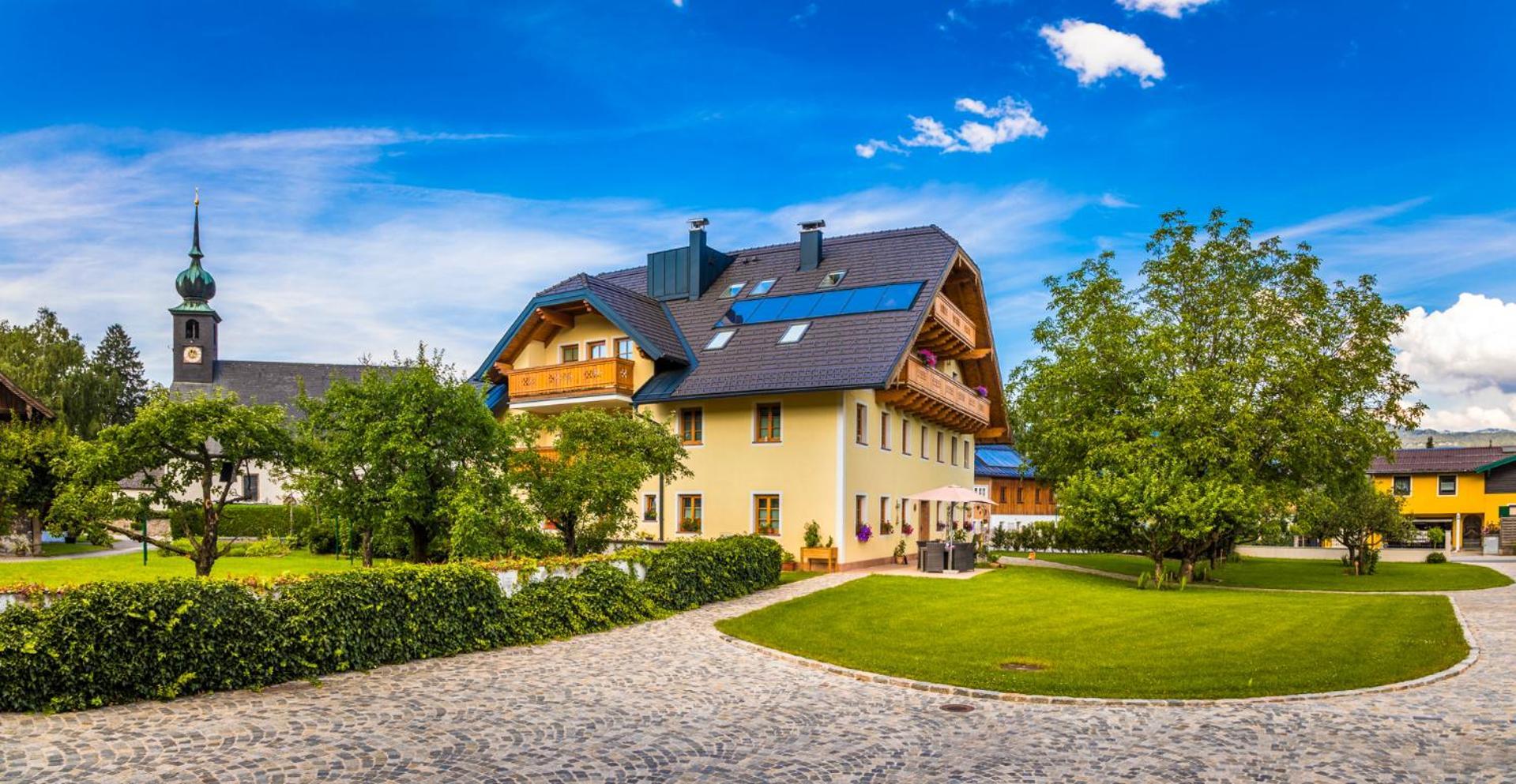 Landhaus Appartement Seidenwebergut Anif Bei Salzburg Niederalm 外观 照片