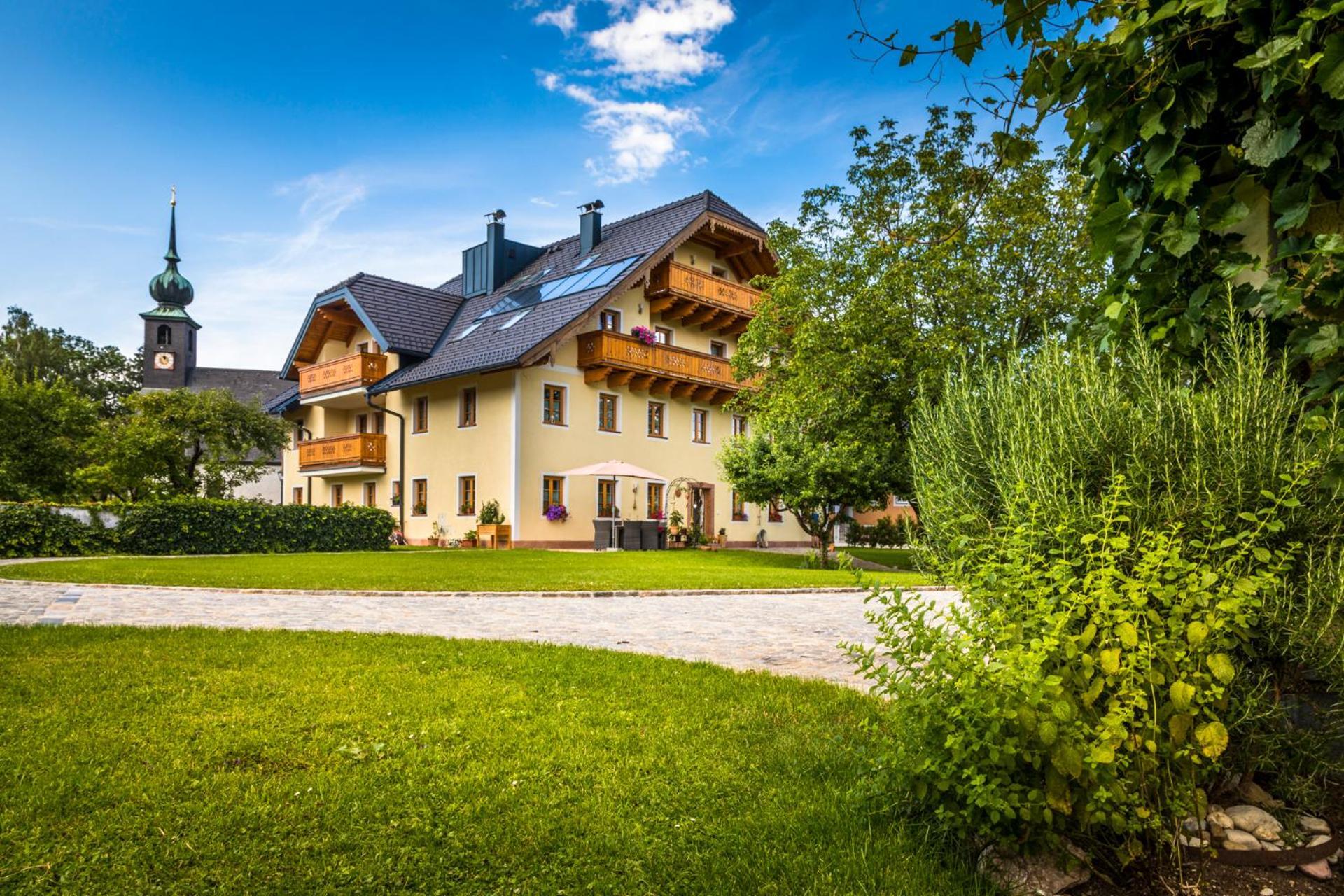 Landhaus Appartement Seidenwebergut Anif Bei Salzburg Niederalm 外观 照片